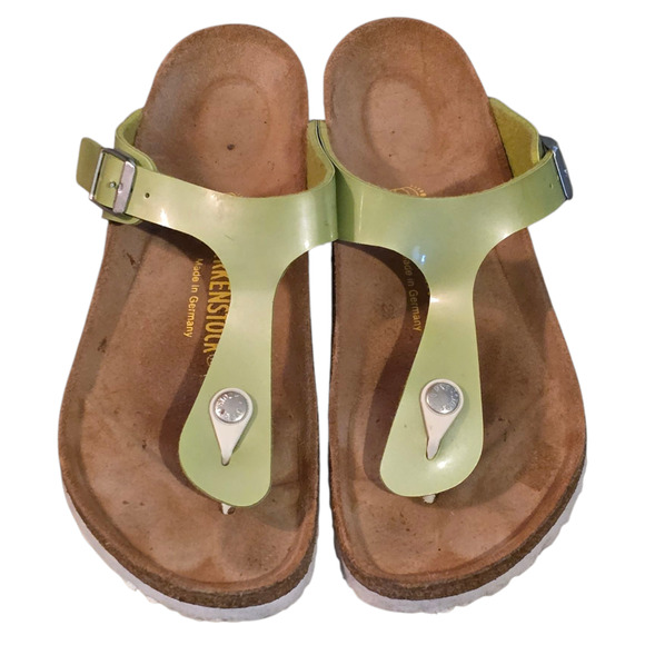 Birkenstock Women’s Birko-Flor T-Strap Thong Sandals Size 8 - Picture 1 of 6